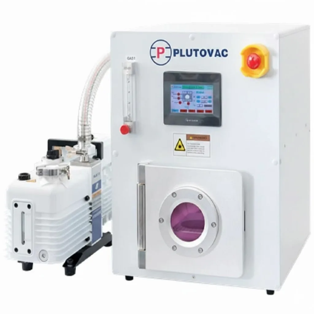 PLUTO-T complete system with vacuum pump